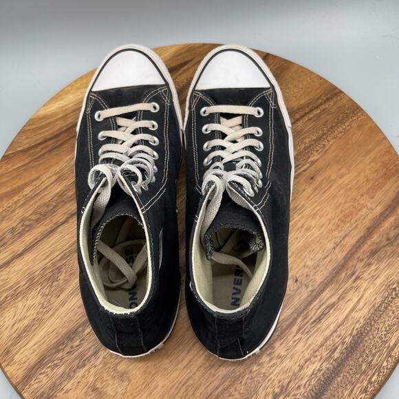 Converse Chuck Taylor All Star Shoes Mens 8 Black Hi Tops Canvus Skate Casual - Picture 5 of 8